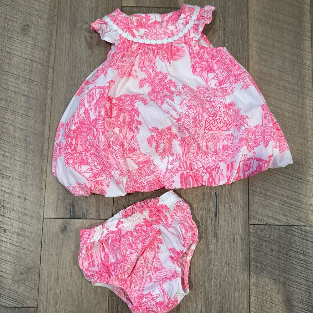 Lilly Pulitzer NWOT Diaper Set 6-12mo